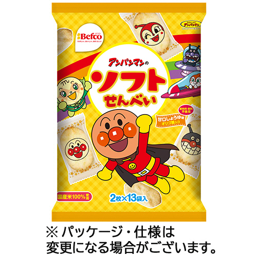 ｱﾝﾊﾟﾝﾏﾝのｿﾌﾄせんべい 1ｾｯﾄ(312枚:26枚×12ﾊﾟｯｸ)画像