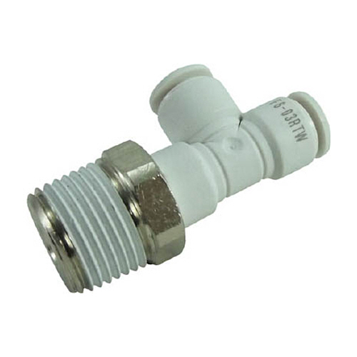 ﾀｯﾁｺﾈｸﾀｰﾌｧｲﾌﾞ ﾒｲﾙﾗﾝﾃｨ W(白)6mm･R3/8 1個画像