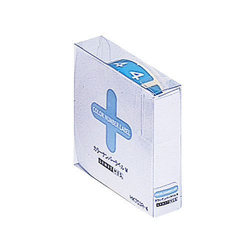 ｶﾗｰﾅﾝﾊﾞｰﾗﾍﾞﾙM ﾛｰﾙﾀｲﾌﾟ ｢4｣ 1箱(300片)画像