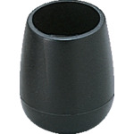 光　イス脚キャップ（パイプ用）黒丸　１８ｍｍ