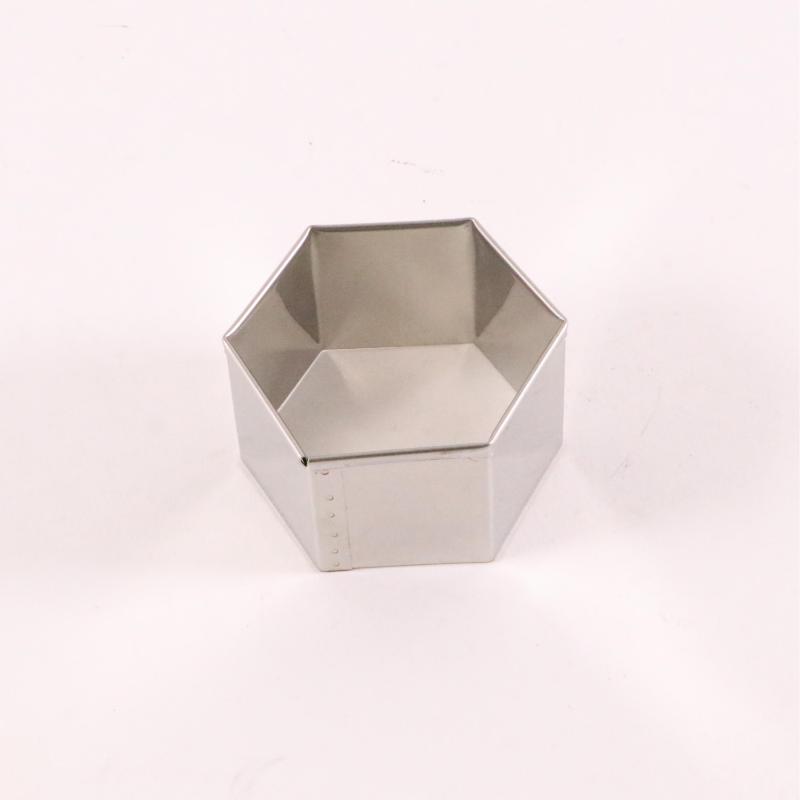 製菓用型 たかもりの18-8パテ抜 亀甲 No.8 65mm たかもり画像