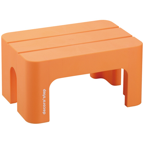 ﾃﾞｺﾗｽﾃｯﾌﾟ S ｵﾚﾝｼﾞ 1個