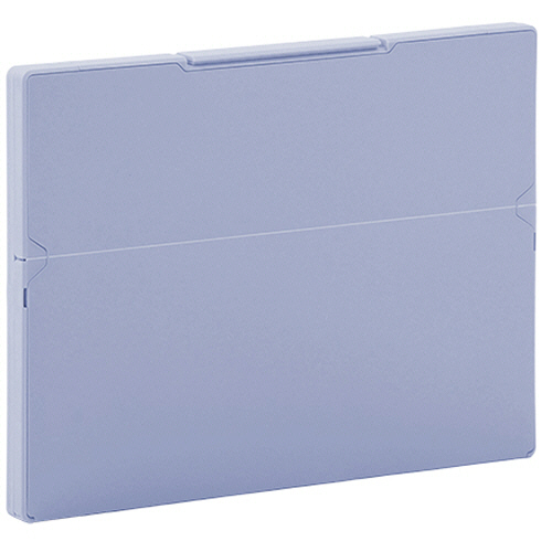 EMILy ｽﾘﾑｹｰｽﾌｧｲﾙ A4 収納幅21mm ﾌﾞﾙｰｸﾞﾚｰ 1個画像