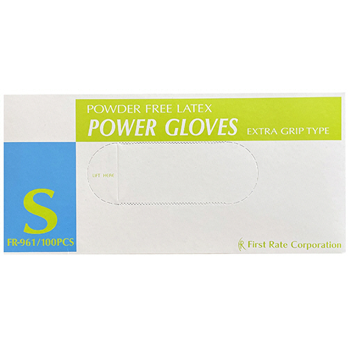 ﾊﾟﾜｰｸﾞﾛｰﾌﾞ EXｸﾞﾘｯﾌﾟ ﾊﾟｳﾀﾞｰﾌﾘｰ S 1ｾｯﾄ(1000枚:100枚×10箱)画像