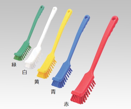 ロングハンドルブラシ　ハード　ホワイト画像