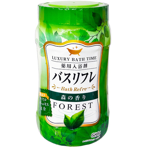 薬用入浴剤ﾊﾞｽﾘﾌﾚ 森の香り 本体 680g 1本画像