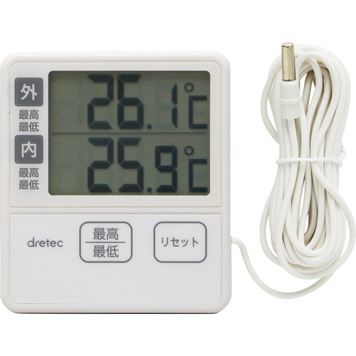 室内室外温度計 ｱｲﾎﾞﾘｰ 1個