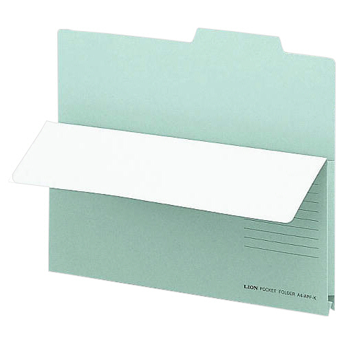 持出しﾌｫﾙﾀﾞｰ A4 水 1ｾｯﾄ(10冊)画像