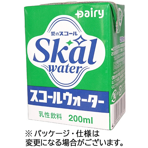 ﾃﾞｰﾘｨ ｽｺｰﾙｳｫｰﾀｰ 200mL 紙ﾊﾟｯｸ 1ｹｰｽ(24本)画像