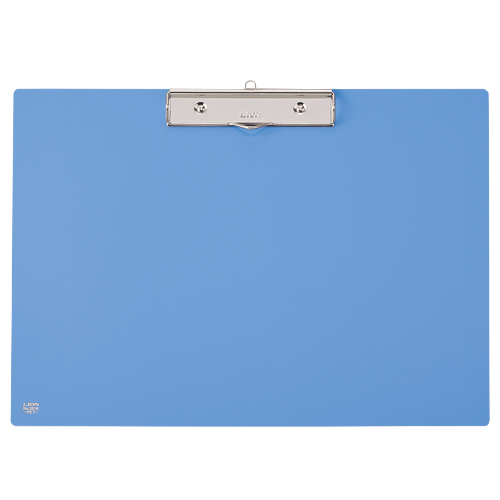 PETｶﾗｰ用箋挟 B4ﾖｺ ﾌﾞﾙｰ 1枚画像