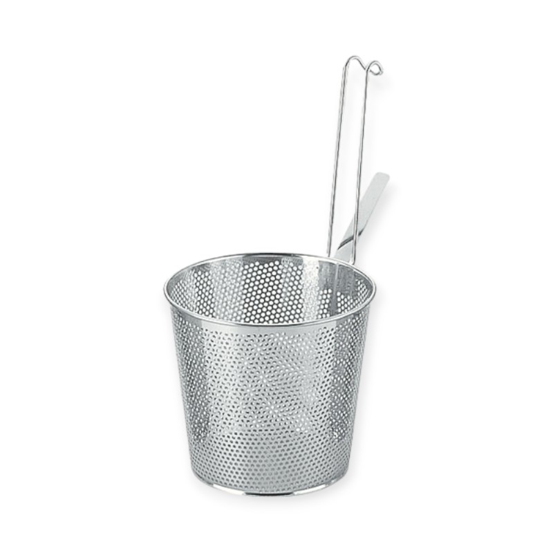 うどん用品 UK18-8パンチング 共柄平底うどん揚げ