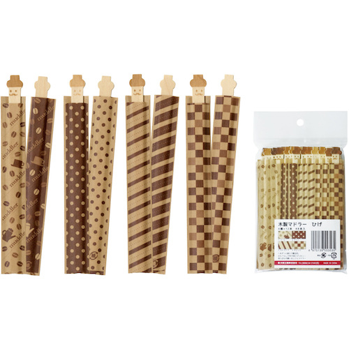 木製ﾏﾄﾞﾗｰ ひげ 袋入 1袋(48本)画像