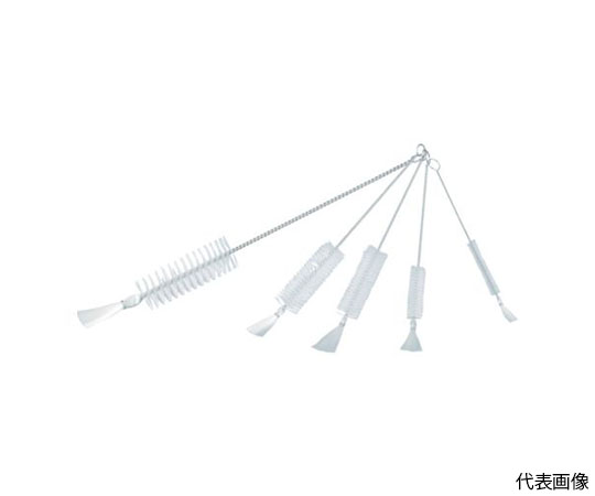理化学ブラシ　注射器用　ナイロン毛　ステンレス柄5cc用画像