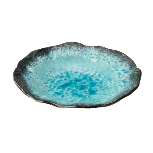 カレー皿 23cm KANADE 陶器 青画像