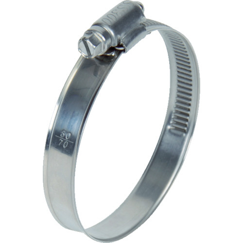 ﾎｰｽﾊﾞﾝﾄﾞ ｵｰﾙｽﾃﾝﾚｽ 傷防止ﾀｲﾌﾟ 13mmﾀｲﾌﾟ 最大径80mm 1箱(10個)画像