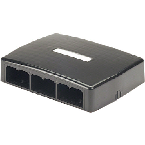 ﾛｰｾﾞｯﾄﾎﾞｯｸｽ ｼｬｯﾀｰなし 6口 黒 1個画像