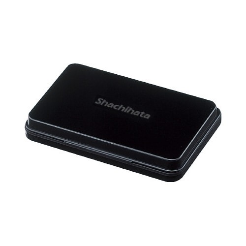 シヤチハタスタンプ台（油性顔料）　中型　黒３個画像