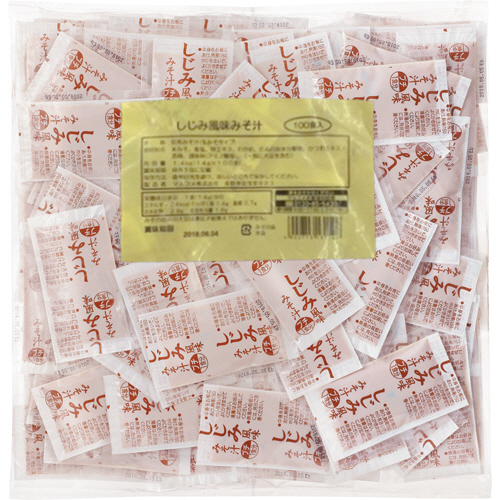 業務用 生みそ汁 しじみ風味 1ｾｯﾄ(600食:100食×6ﾊﾟｯｸ)画像