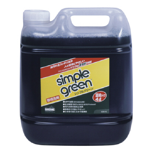 ｼﾝﾌﾟﾙｸﾞﾘｰﾝ 4L詰め替えﾎﾞﾄﾙ 1個画像