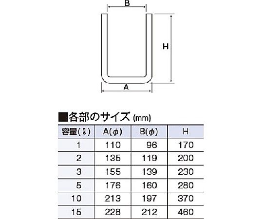 PTFE 蓋付円筒型容器 2L 透明な容器が中央に配置され、蓋がしっかりと閉まっている様子