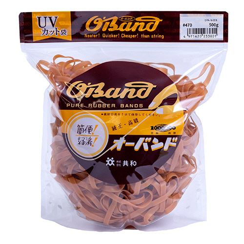 ｵｰﾊﾞﾝﾄﾞ #470 内径114.5mm 500g入 透明袋 1袋画像
