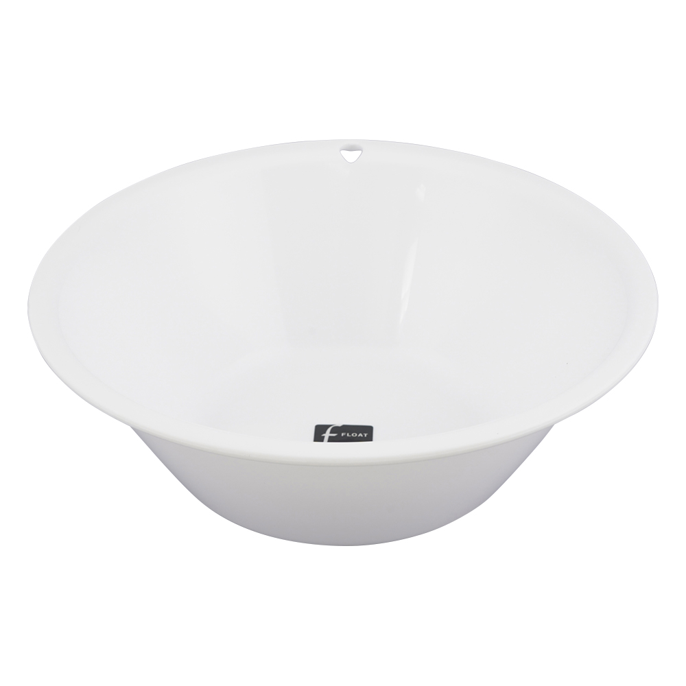 洗面器　約φ270×95mm　ホワイト画像