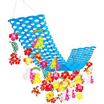 ハワイアントロピカルプリーツハンガー画像