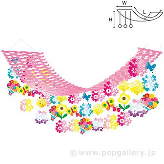 フラワーブルームプリーツハンガー画像