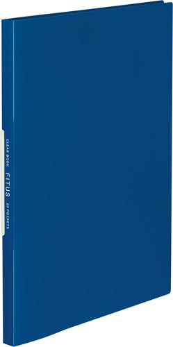 クリヤーブック＜ＦＩＴＵＳ＞固定式　２０Ｐ　青６冊画像