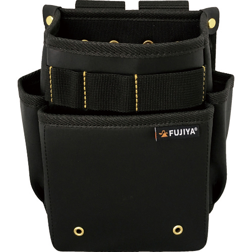 腰袋ｽﾓｰﾙ2段(黒金) 1個画像