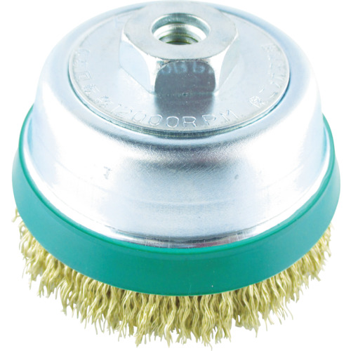 ﾜｲﾔﾌﾞﾗｼ 75mm (ｶｯﾌﾟ形) ﾈｼﾞ式 1個画像