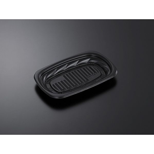 中央化学 弁当容器 CT Lランチ ライス BK 本体画像