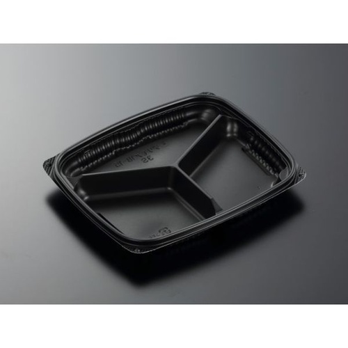 中央化学 軽食容器 CT デリモア 18-15 BK3S 本体画像