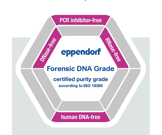エッペンドルフチューブ 5.0mL スクリューキャップ Forensic DNA Grade 1式（200本入） 透明なチューブが整然と並んでいる様子