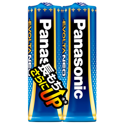 ｱﾙｶﾘ乾電池 ｴﾎﾞﾙﾀNEO 単3形 1ﾊﾟｯｸ(2本)画像