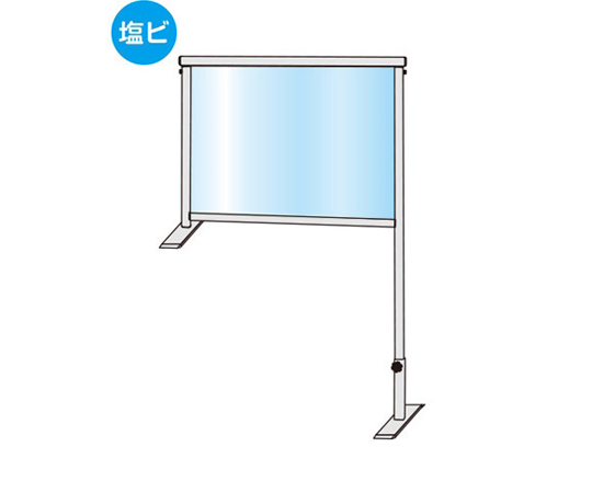 カウンターパーテーション　450×600mm　（塩ビ仕様）画像