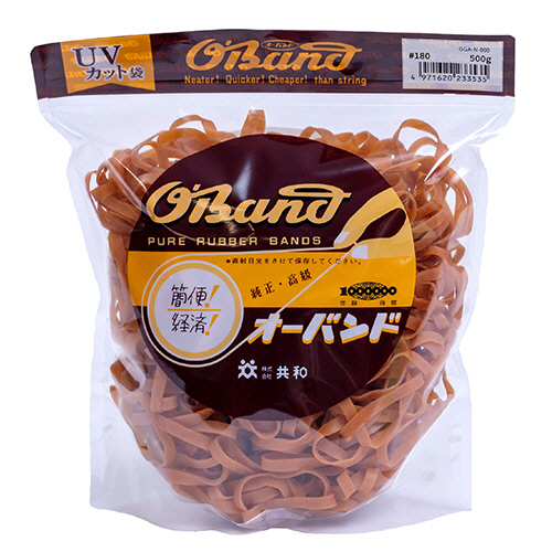 ｵｰﾊﾞﾝﾄﾞ #180 内径38mm 500g入 透明袋 1袋画像