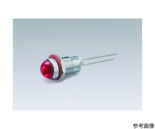 LEDブラケット(ドーム型、取付孔：φ8.3mm、緑)画像