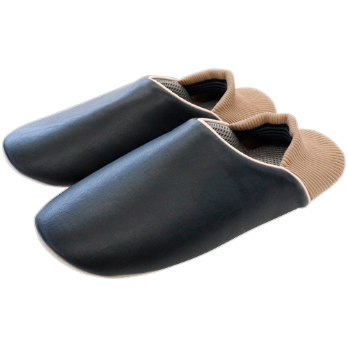 防活ｽﾘｯﾊﾟ L ﾌﾞﾗｯｸ 1足画像