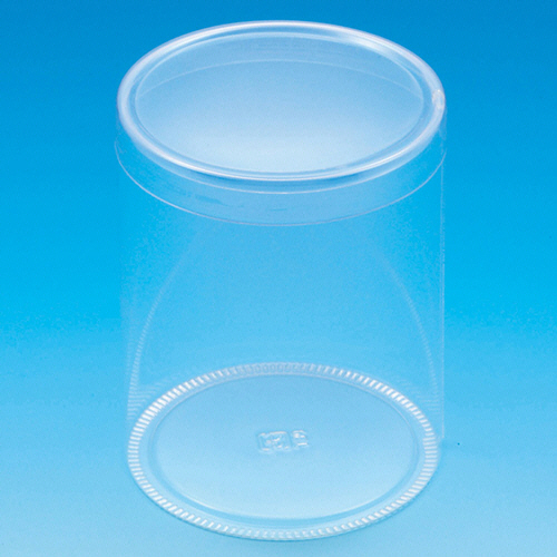 箱 ｸﾘｽﾀﾙﾎﾞｯｸｽ PET円筒ｹｰｽ 80×100 1ﾊﾟｯｸ(10個)画像