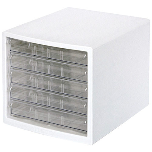 仕切れるﾚﾀｰｹｰｽ A4 浅5段 ﾎﾜｲﾄ 1台画像