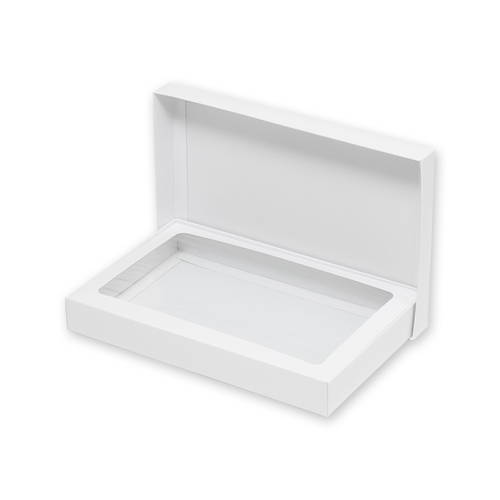 タオル用ボックス3本（白・無地）画像