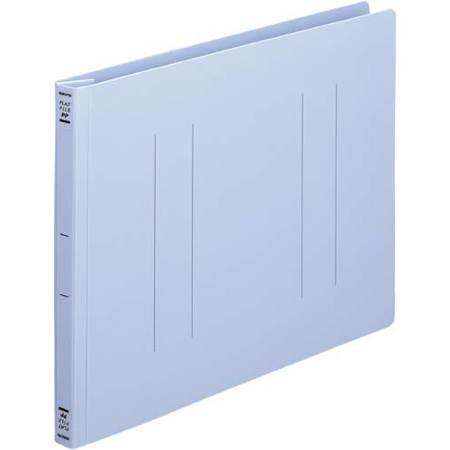 フラットファイル＜ＰＰ＞　Ａ４横　青　１０冊画像