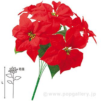 ベルベットポインセチアブッシュ画像