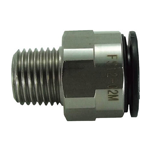 ﾀｯﾁｺﾈｸﾀｰﾌｧｲﾌﾞ ﾒｲﾙｺﾈｸﾀｰ 12mm･R1/4 1個画像