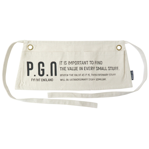 エプロン ワークエプロン POST GENERAL ショーティー オフホワイト画像