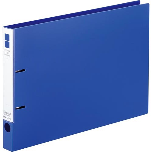 リングファイル＜スリム＞Ｂ４Ｅ・２２０青×１０画像