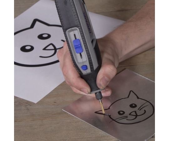 超硬カッター 刃の部分がはっきりと見える状態