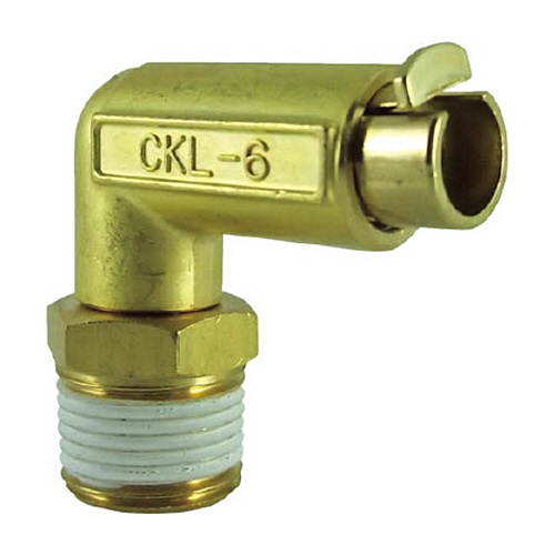 ﾀｯﾁｺﾈｸﾀｰｴﾙﾎﾞｺﾈｸﾀｰHﾀｲﾌﾟ(金属) R3/8 外径6mm 1個画像