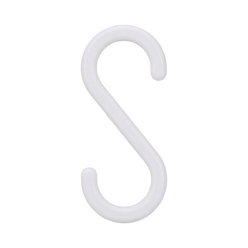 Ｓ字フック（小）６個入　ホワイト画像